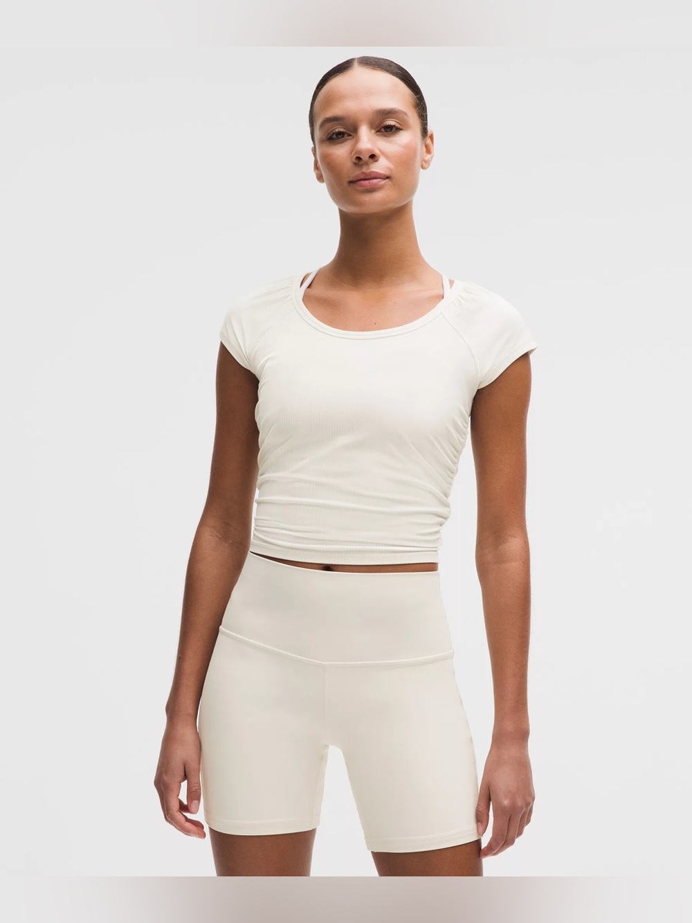 🧁 MWT Lululemon All It Takes Gathered Scoop-Neck T-Shirt